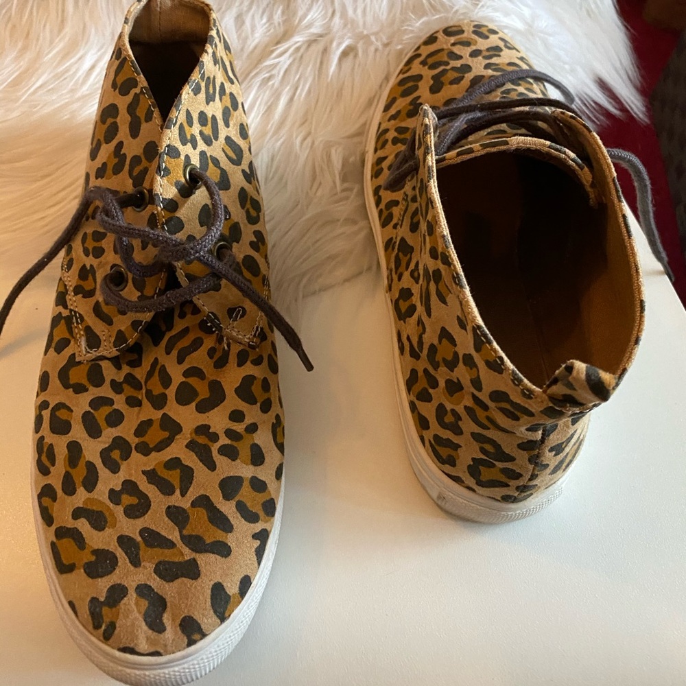Cheetah Print High Top Sneakers From Gap
